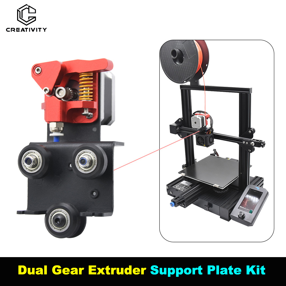 Ender 3 Upgrade Kit - محرك المباشر المزدوج والعتاد الطارد دعم