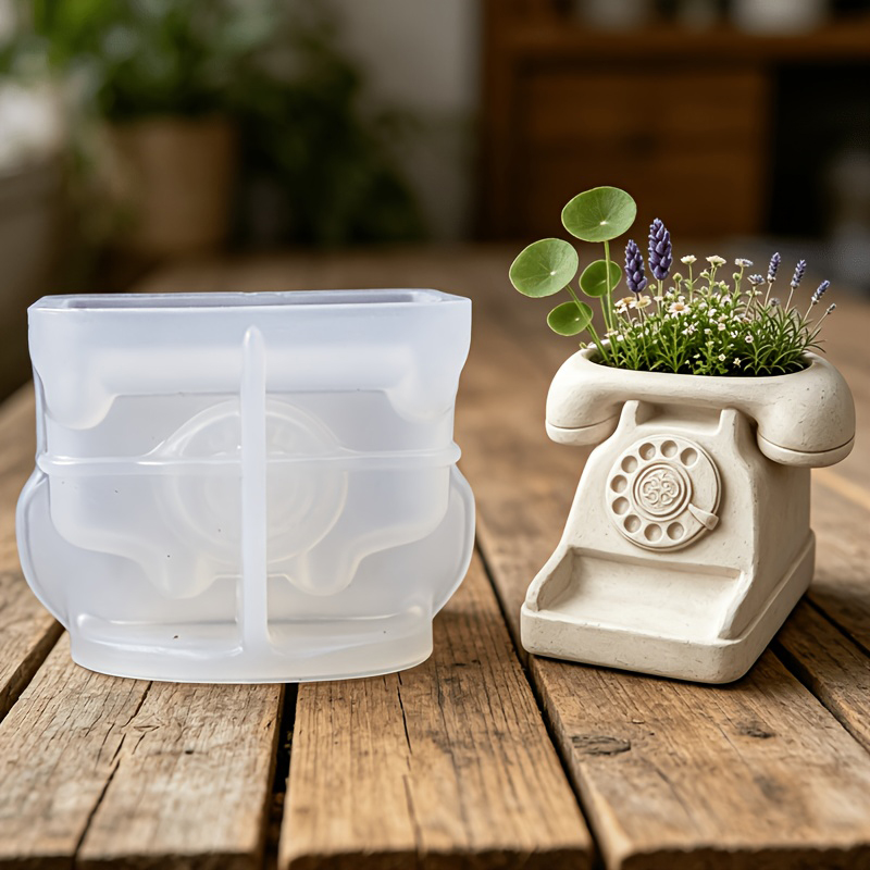 3D Printing Pot - قالب سيليكون ثلاثي الأبعاد بتصميم هاتف