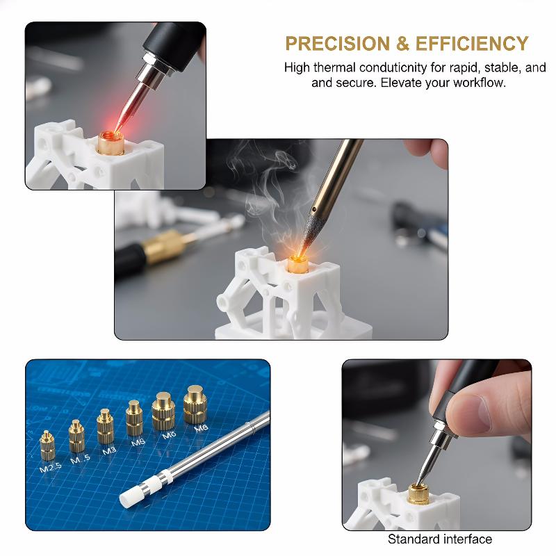 3D Printing Titanium - أداة لحام T12، طقم رؤوس إدخال