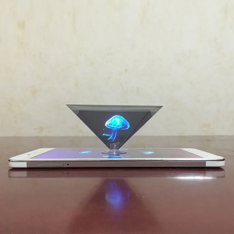 3D Printing Hologram - جهاز عرض هرمي ثلاثي الأبعاد ،