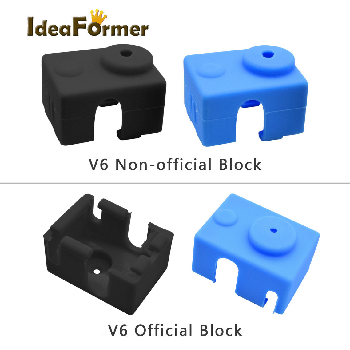 3D Printing Website - 5 قطع غطاء سيليكون V6 لطابعة