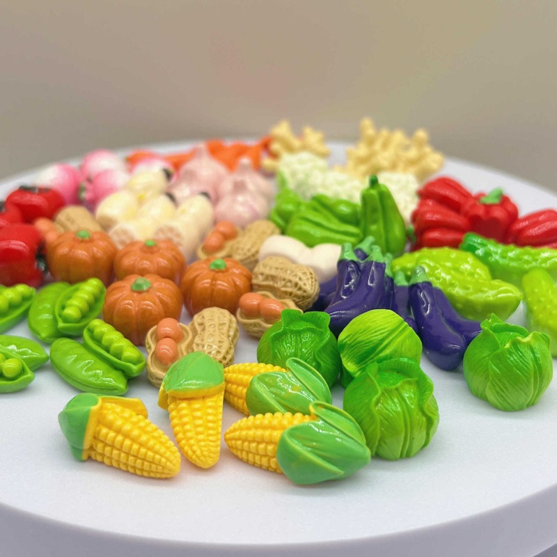 3D Printing Pot - 10 قطعة الخضار الصغيرة لطيف ثلاثية