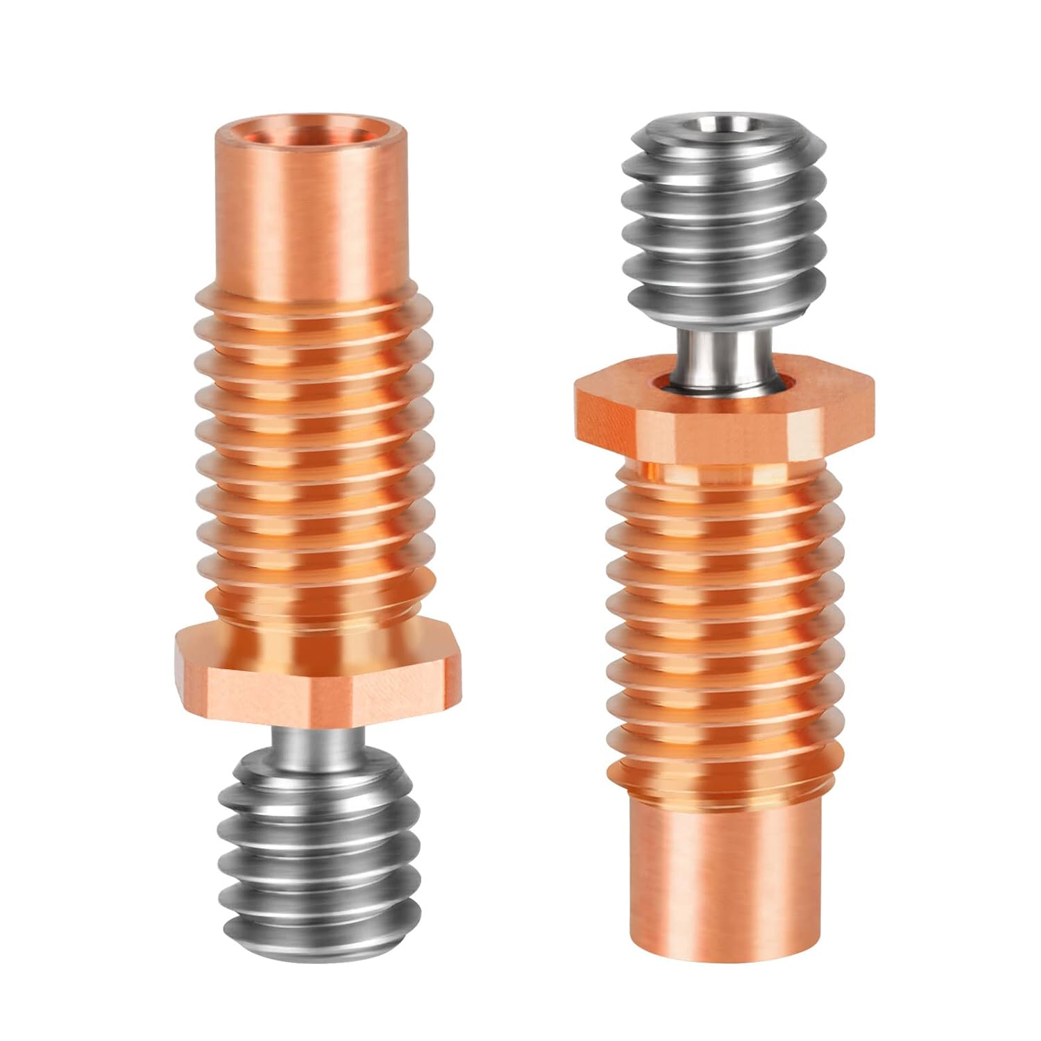 3D Printing Titanium - 2 قطعة E3D V6 Hotend Heatbreak