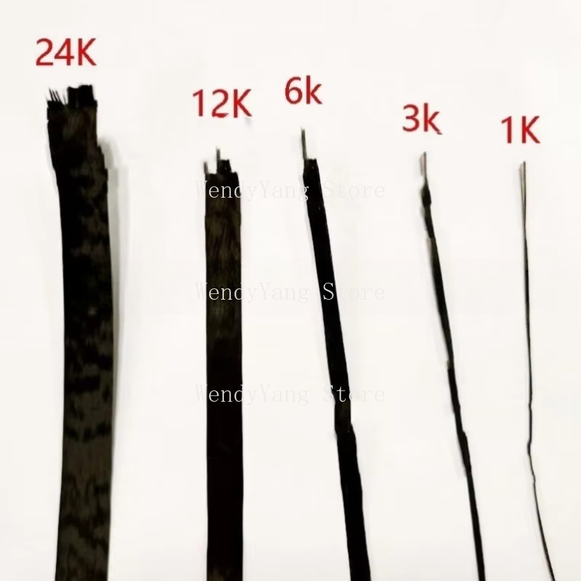 1K 3K 6K 12K 24K 48K ألياف الك - مراجعة Carbon Fiber Filament وسعره