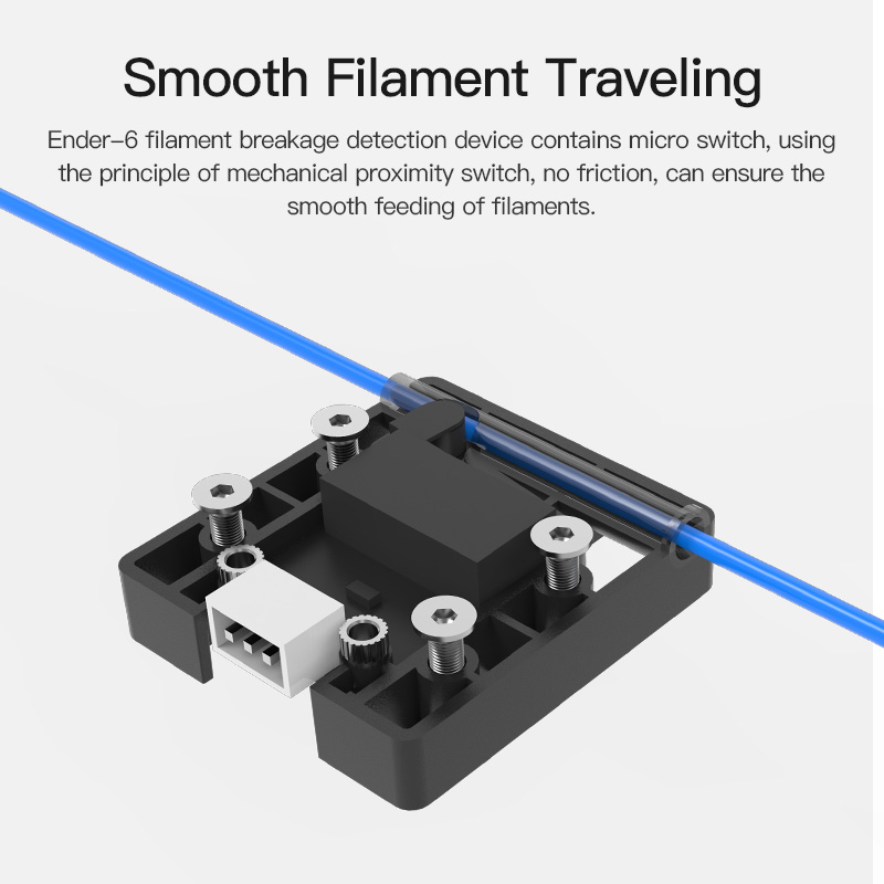 مستشعر نفاد الفتيل من Creality - مراجعة Ender 3 Upgrade Kit وسعره