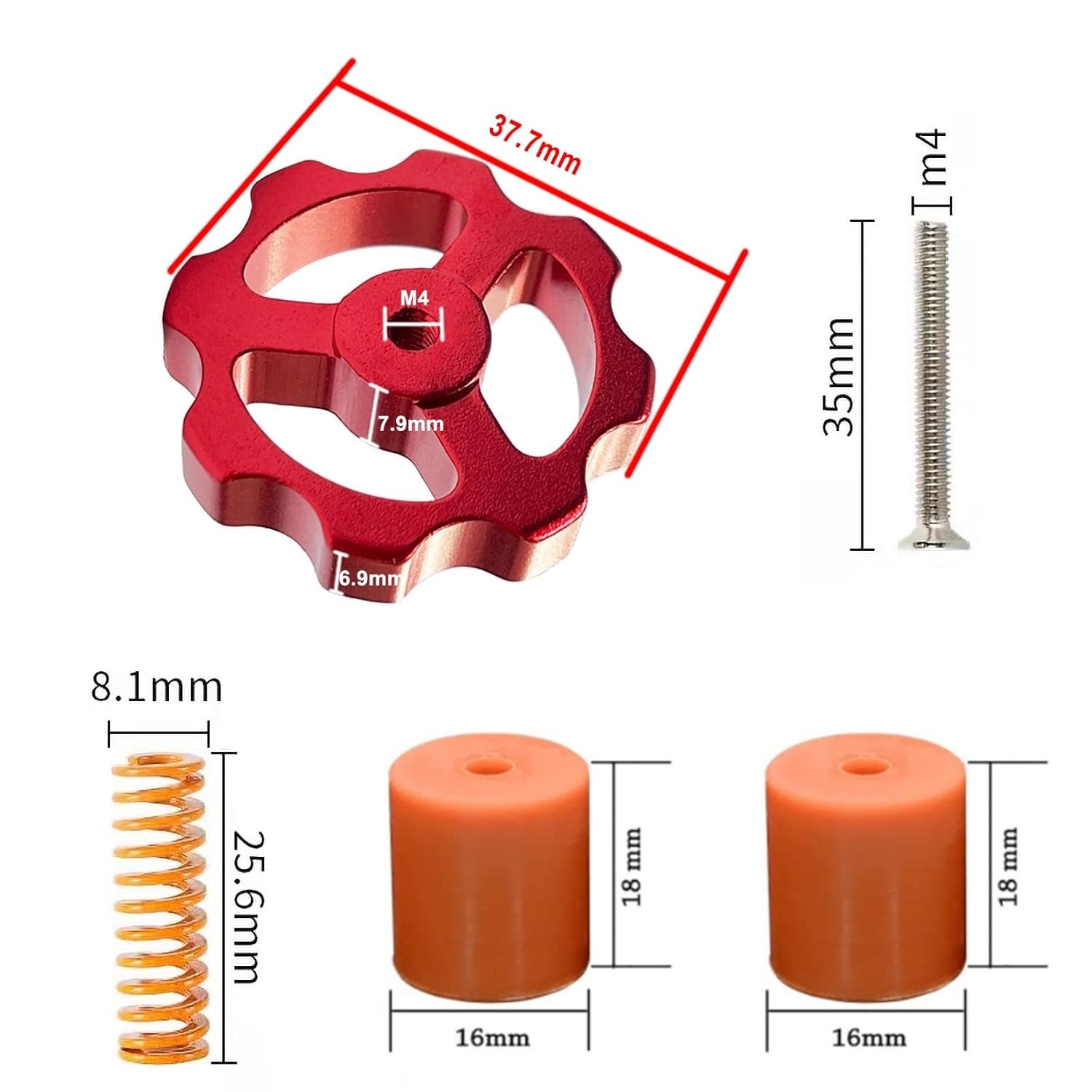 4 قطع من أدوات صواميل تسوية ال - مراجعة Ender 3 Upgrade Kit وسعره