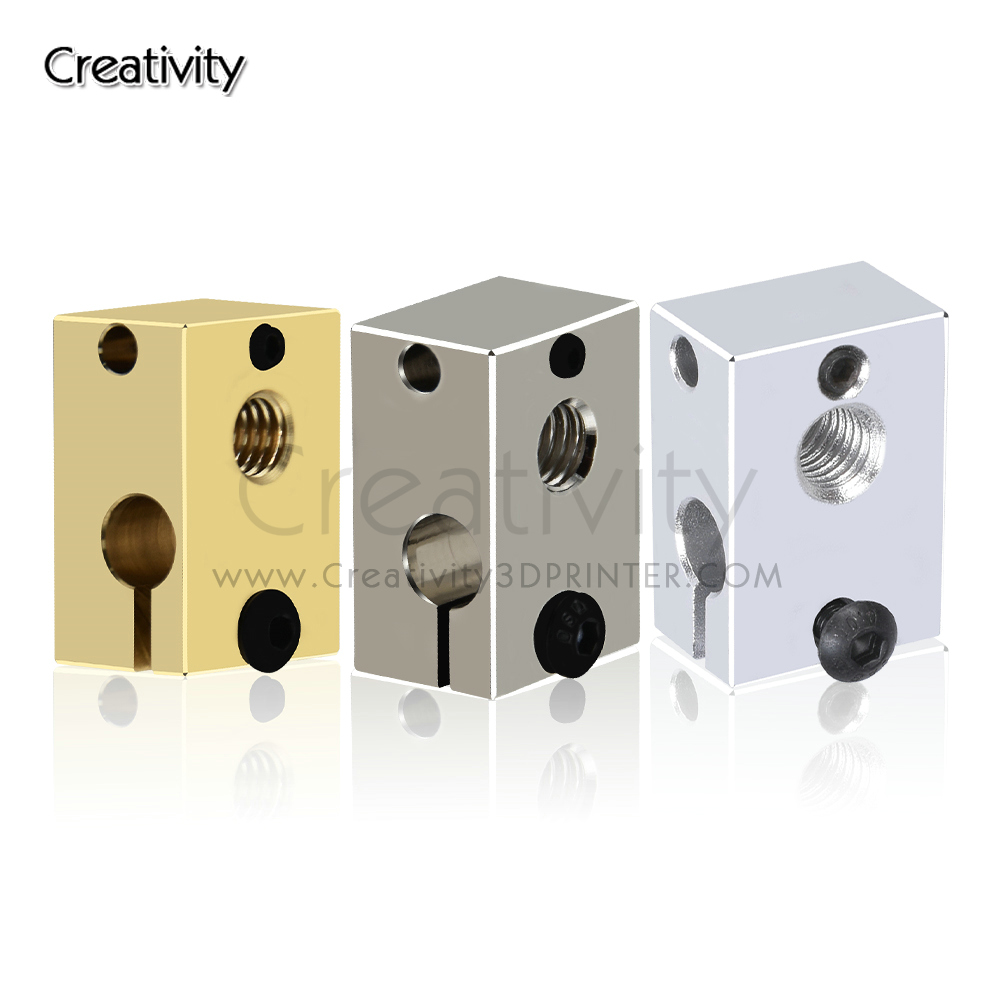 كتلة تسخين V6 PT100 من النحاس  - مراجعة 3D Printing Titanium وسعره
