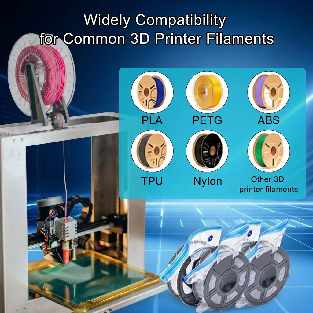 حقيبة تخزين خيوط الطباعة ثلاثي - مراجعة Carbon Fiber Filament وسعره
