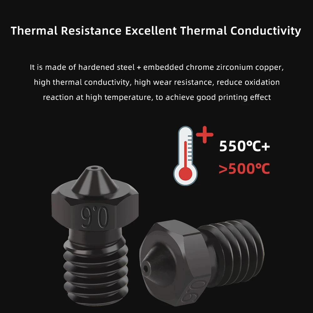 فوهات E3D مقاس 0.2/0.4/0.6/0.8 - مراجعة 3D Printing Titanium وسعره
