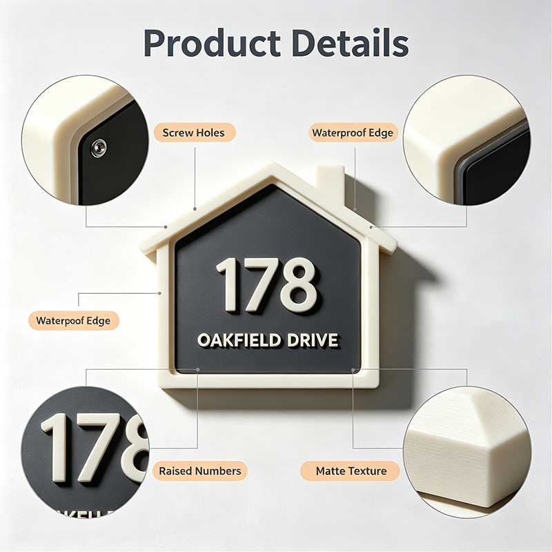 لافتة رقم منزل مخصصة مطبوعة بت - مراجعة 3D Printing Wall وسعره