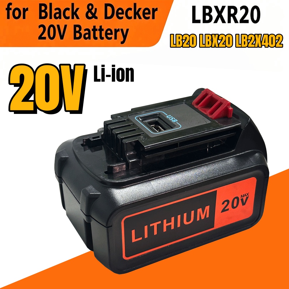 بطارية ليثيوم بديلة 6000 مللي  - مراجعة Black+Decker Tool 20V Max وسعره