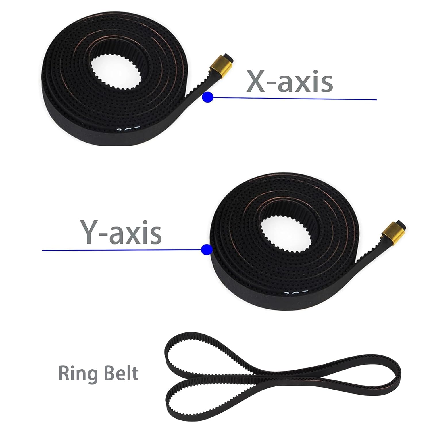 طقم حزام متزامن للمحاور X و Y  - مراجعة Ender 3 Upgrade Kit وسعره