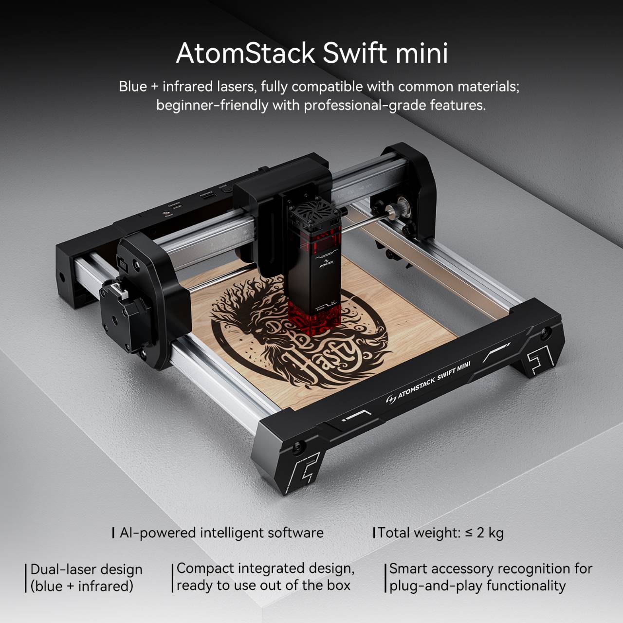 آلة النقش بالليزر المحمولة ATO - مراجعة 3D Printing Online Service وسعره
