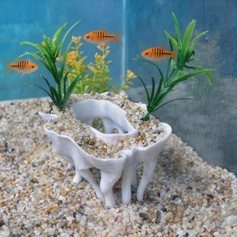 نباتات حوض السمك المطبوعة ثلاث - مراجعة 3D Printing Pot وسعره